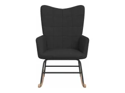 Poltrona* Cadeira de baloiço tecido PT903525 Preto