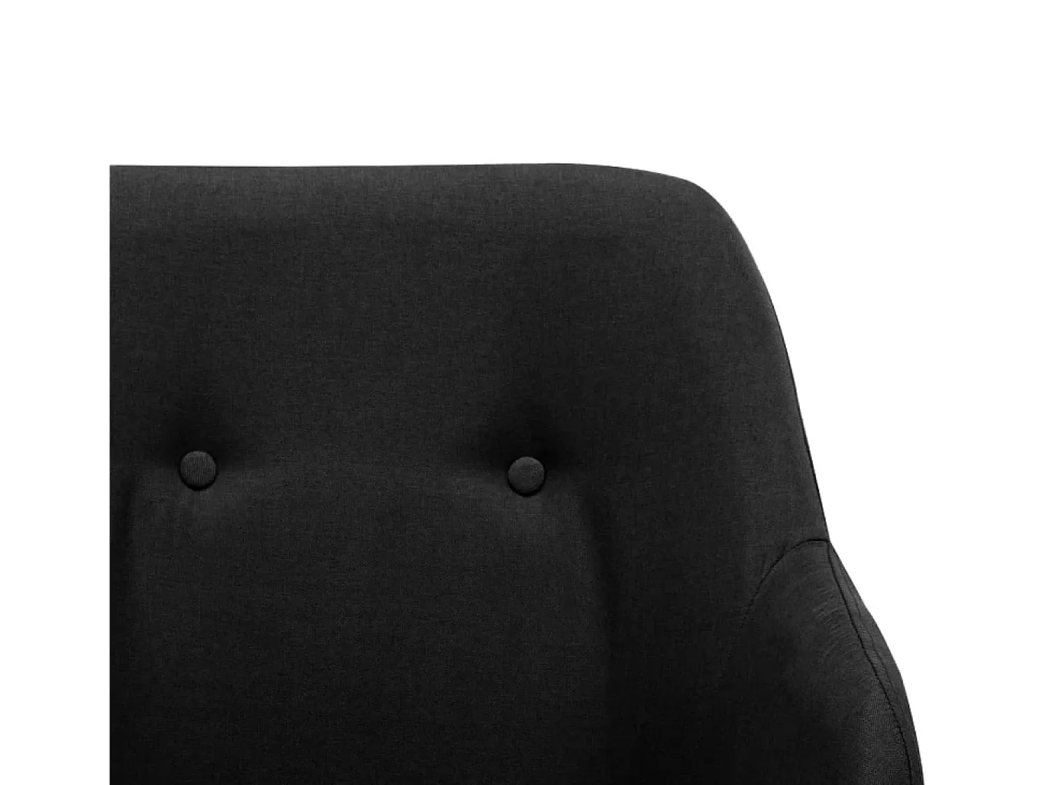Poltrona|vidaxl Cadeira de baloiço tecido Preto
