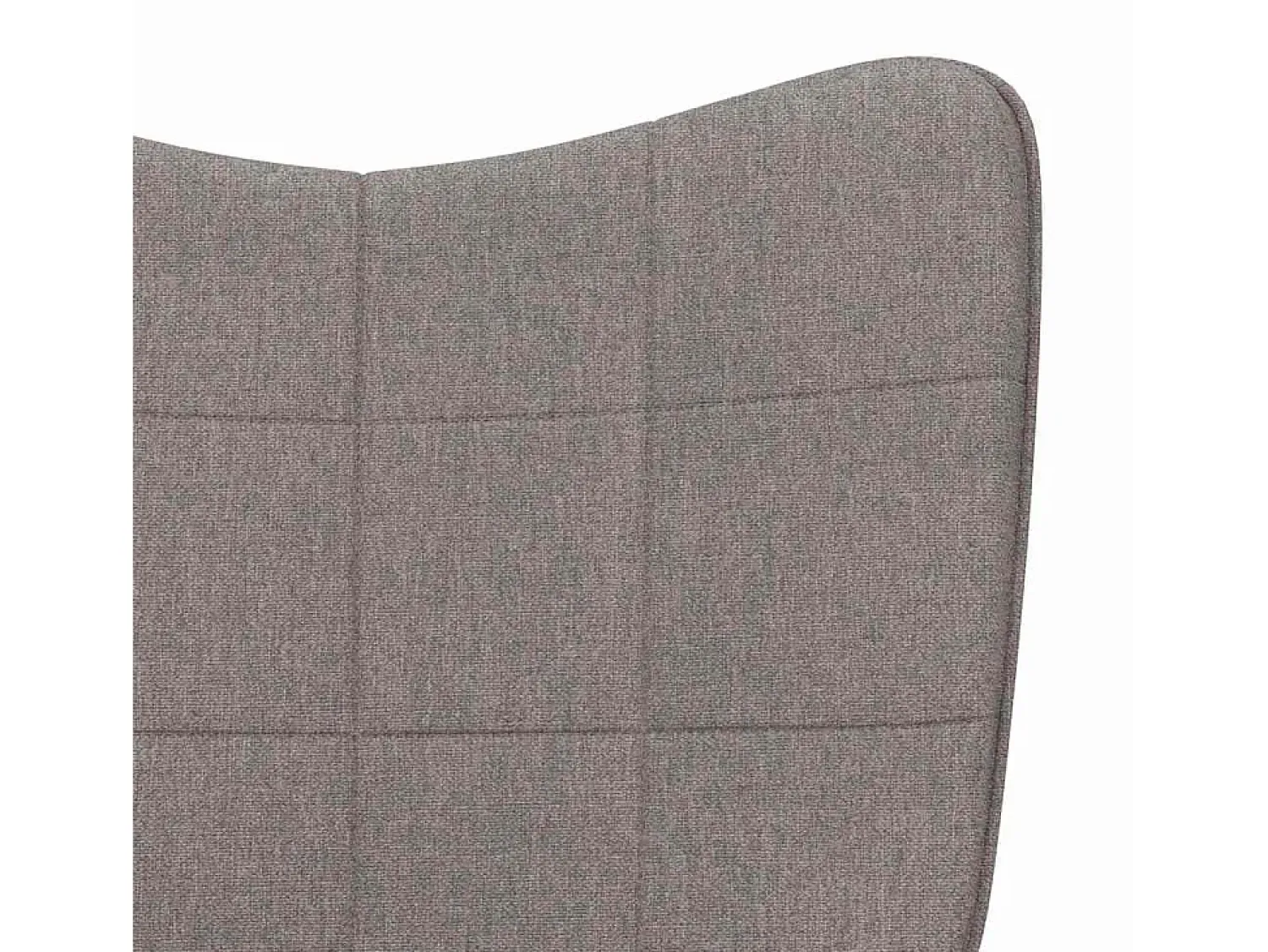 Best vidaxl Cadeira de baloiço tecido cinzento-acastanhado Taupe