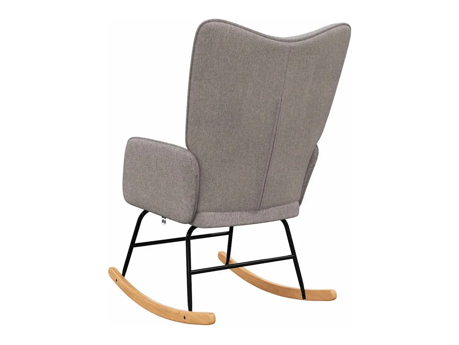 Best vidaxl Cadeira de baloiço tecido cinzento-acastanhado Taupe