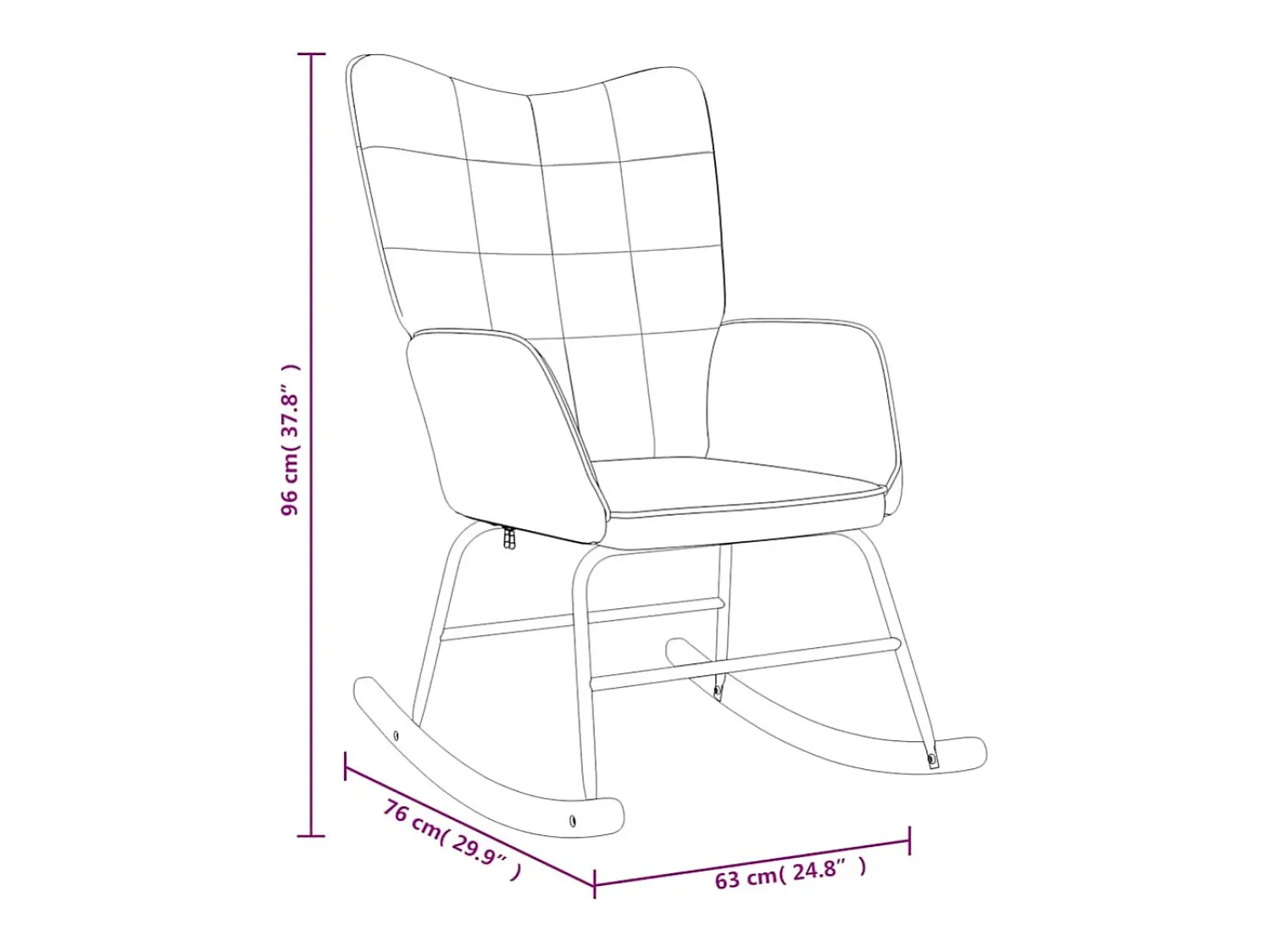 Best vidaxl Cadeira de baloiço tecido cinzento-acastanhado Taupe