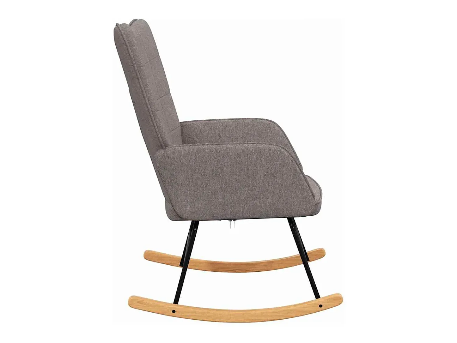 Best vidaxl Cadeira de baloiço tecido cinzento-acastanhado Taupe