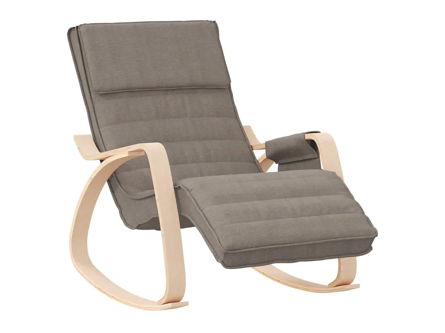 Poltrona* Cadeira de baloiço tecido cinzento-acastanhado PT830141 Taupe