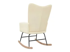 Outlet Cadeira de baloiço tecido cor PT221307 Creme