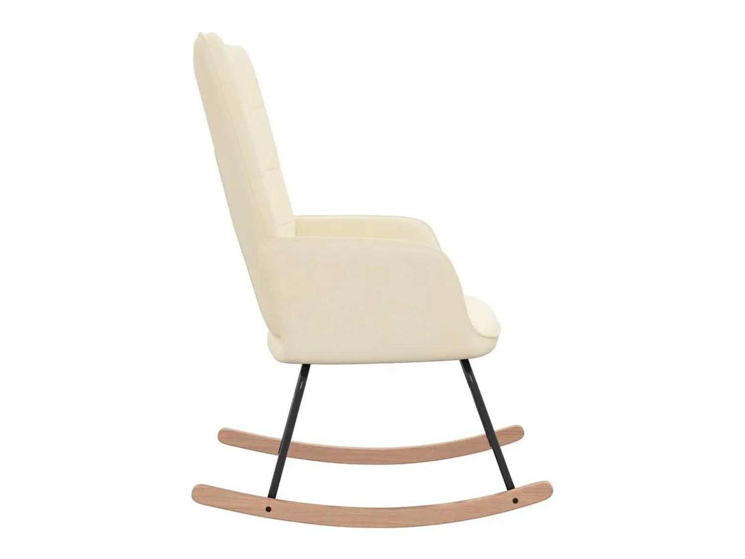 Outlet Cadeira de baloiço tecido cor PT221307 Creme