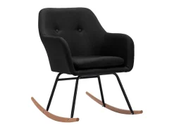 Discount Cadeira de baloiço tecido PT356809 Preto