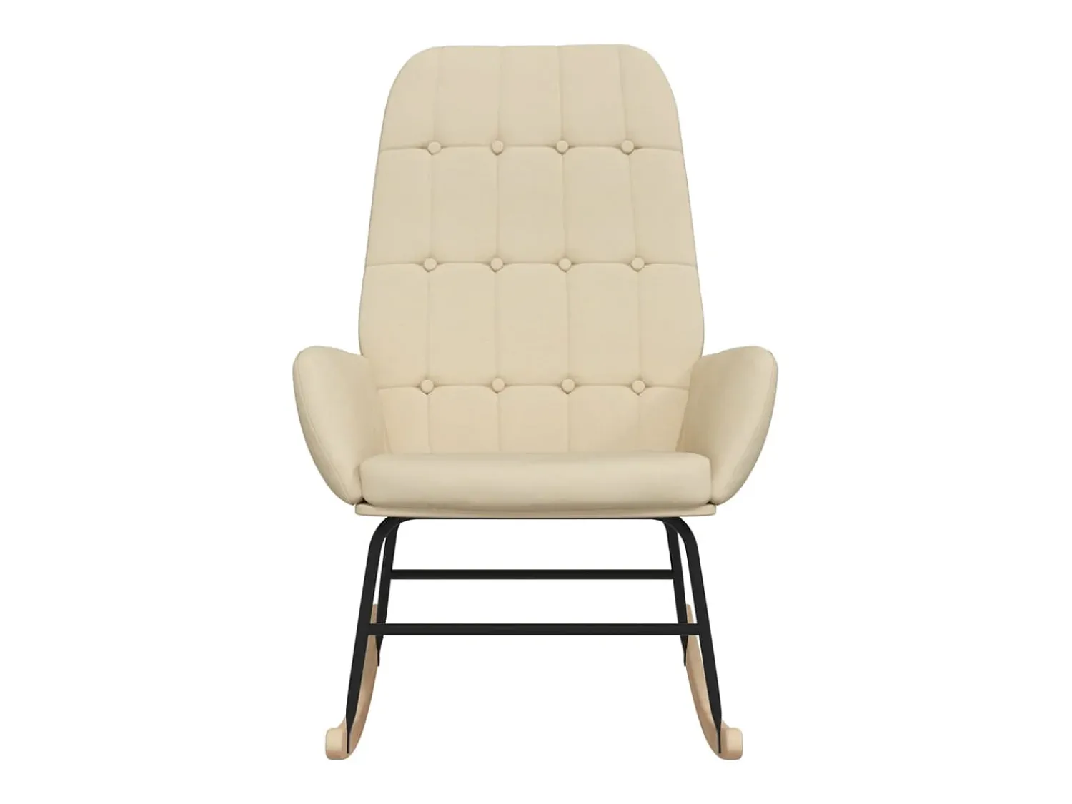 Poltrona| Cadeira de baloiço tecido cor PT566071 Creme