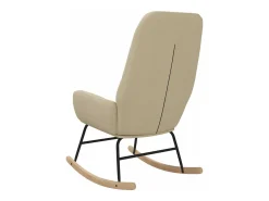 Poltrona| Cadeira de baloiço tecido cor PT566071 Creme