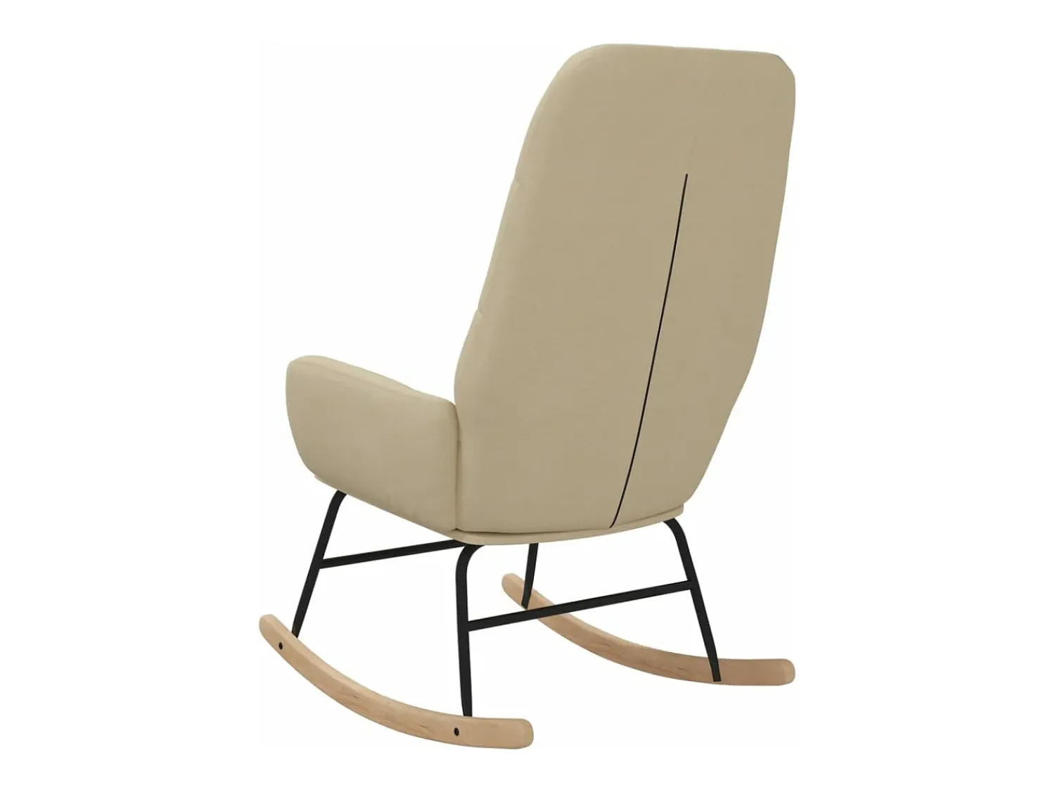 Poltrona| Cadeira de baloiço tecido cor PT566071 Creme