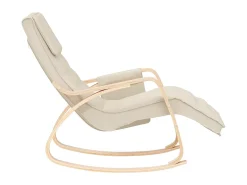 New Cadeira de baloiço tecido cor PT277765 Creme