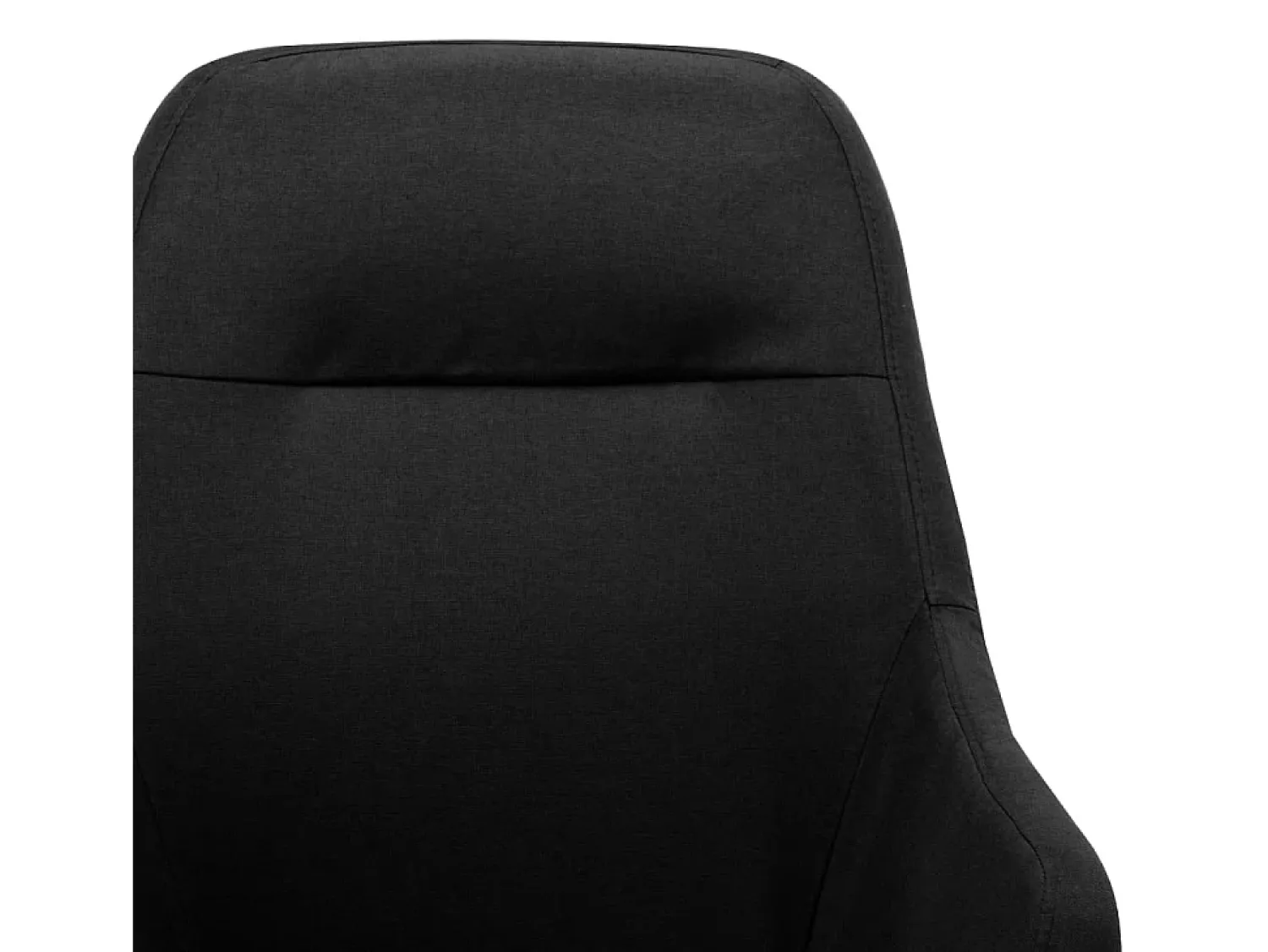 Poltrona*vidaxl Cadeira de baloiço tecido Preto