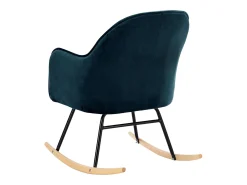 Online vidaxl Cadeira de baloiço veludo Azul