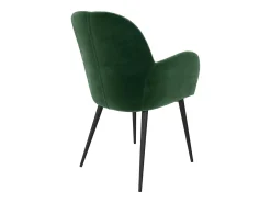 Outlet Dorel Home Cadeira de braços com capa em veludo Verde