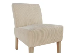 Dorel Home Cadeira de braços em tecido Hazen | Ivory^ Poltrona