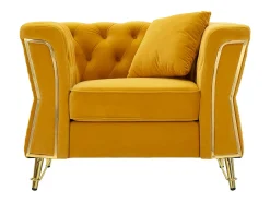 Outlet Cadeira de Braços VKH320, , 104x83x76 cm, Kendra Home Amarelo