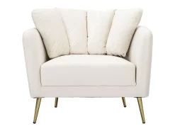 Poltrona* Cadeira de Braços VKH324, , 88x77x74 cm, Kendra Home Bege
