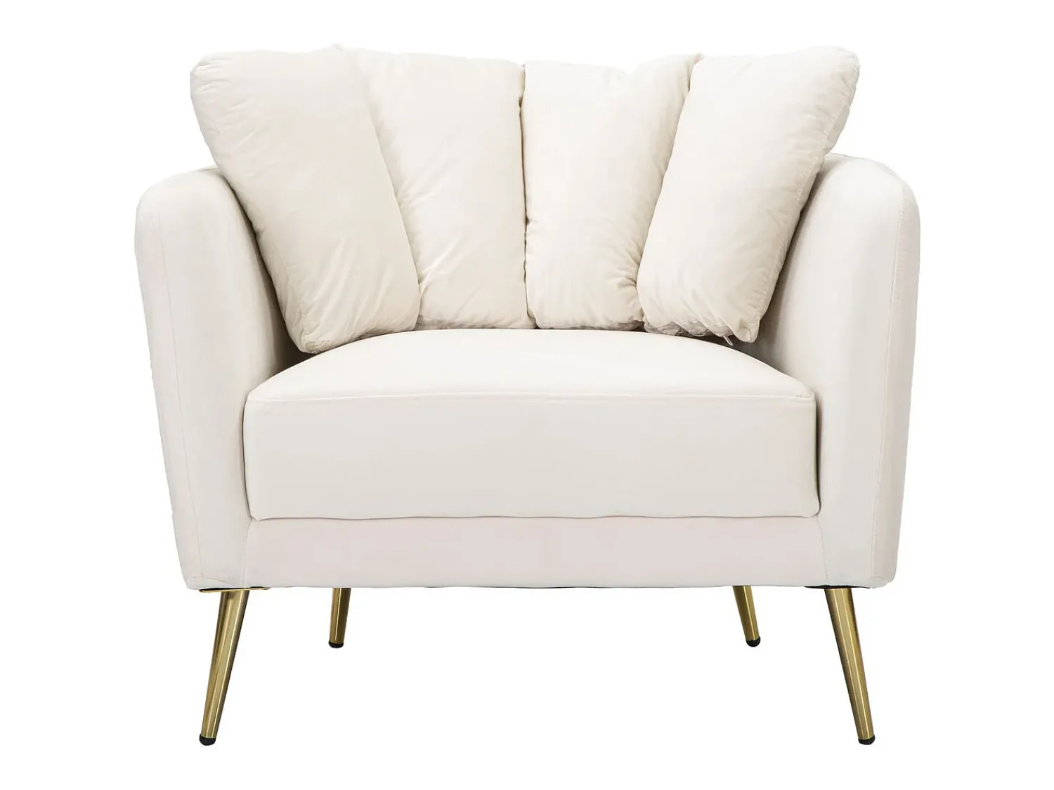 Poltrona* Cadeira de Braços VKH324, , 88x77x74 cm, Kendra Home Bege