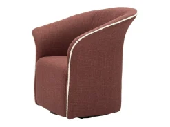 Cadeira de Braços VKH713, Bordéus, 80x83,5x66 cm, Kendra Home^ Poltrona