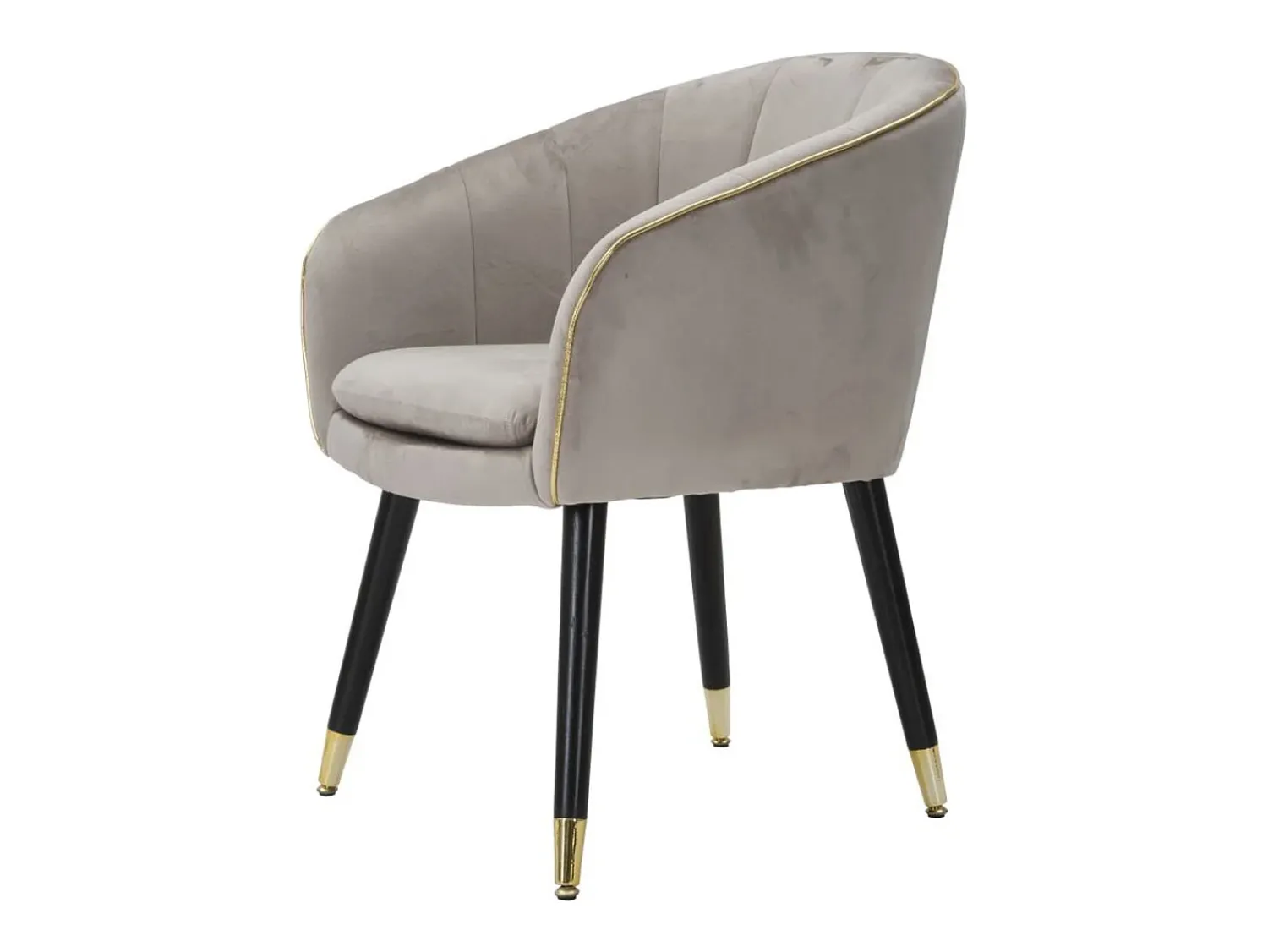 Poltrona* Cadeira de Braços VKH316, , 62x58x78 cm, Kendra Home Cinzento