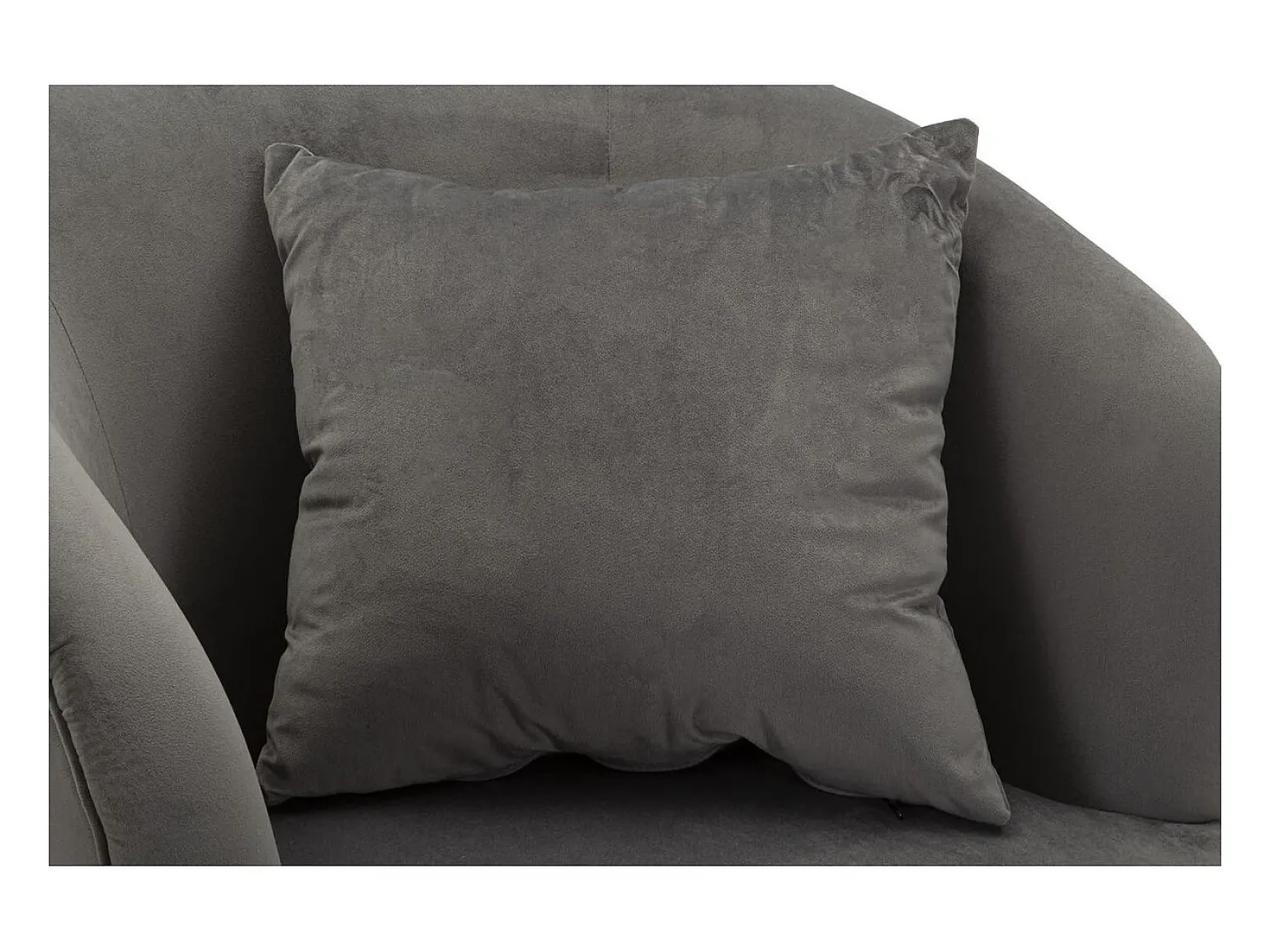 Poltrona| Cadeira de Braços VKH313, , 73x66x78 cm, Kendra Home Cinzento