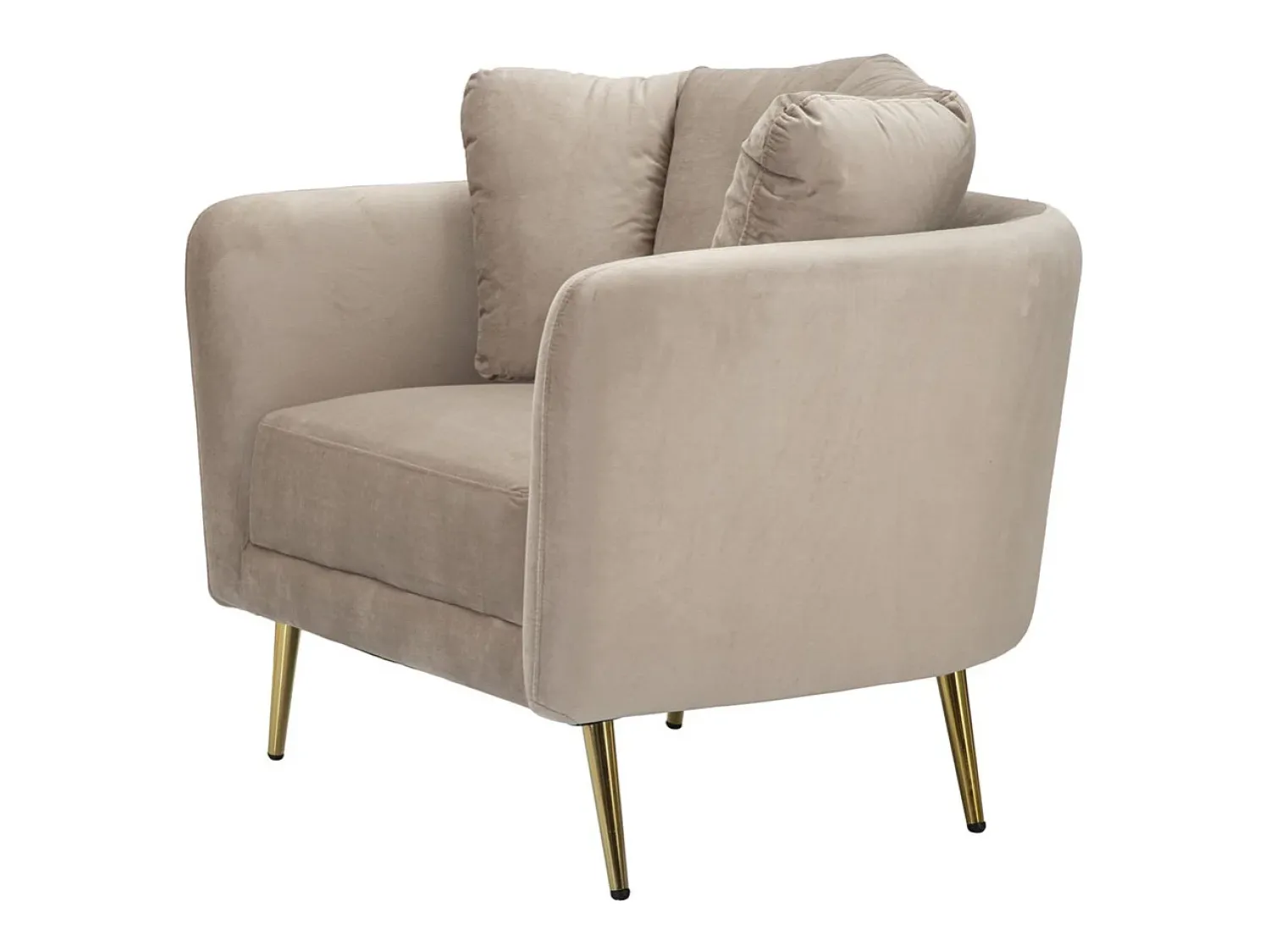 Poltrona| Cadeira de Braços VKH325, , 88x77x74 cm, Kendra Home Cinzento