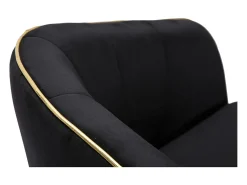 Poltrona| Cadeira de Braços VKH317, , 62x58x78 cm, Kendra Home Preto