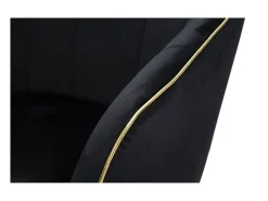 Poltrona| Cadeira de Braços VKH317, , 62x58x78 cm, Kendra Home Preto