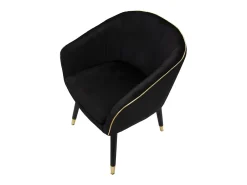 Poltrona| Cadeira de Braços VKH317, , 62x58x78 cm, Kendra Home Preto