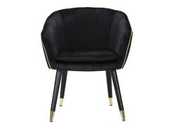 Poltrona| Cadeira de Braços VKH317, , 62x58x78 cm, Kendra Home Preto