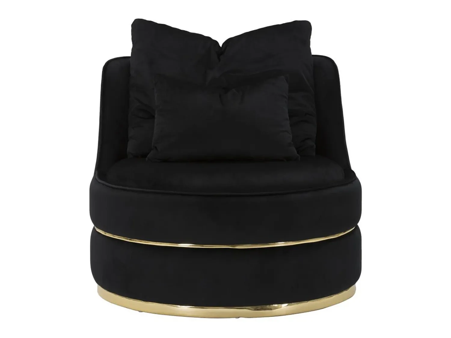 Poltrona| Cadeira de Braços VKH309, , 84x84x72 cm, Kendra Home Preto