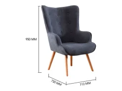 Cadeira de braços Voss^ Poltrona