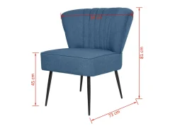 Cadeira de cocktail tecido SHL469243^ Poltrona