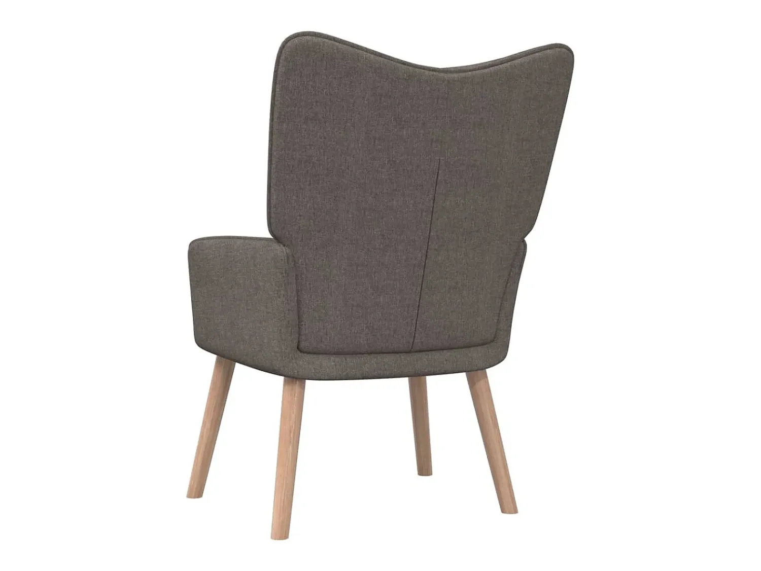 Poltrona*vidaxl Cadeira de descanso com banco tecido cinzento-acastanhado Taupe