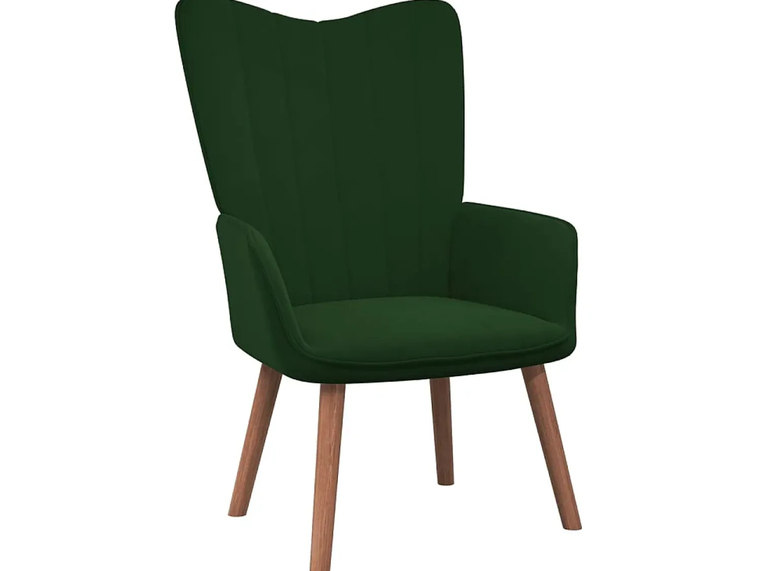 Discount Cadeira de descanso com banco veludo -escuro PT220478 Verde