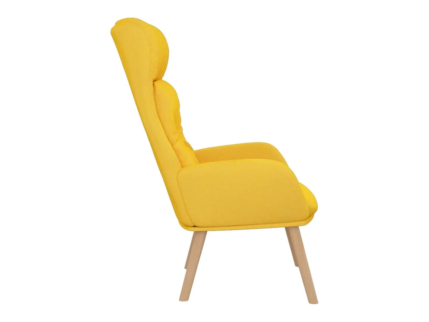 Clearance Cadeira de descanso tecido mostarda PT750334 Amarelo