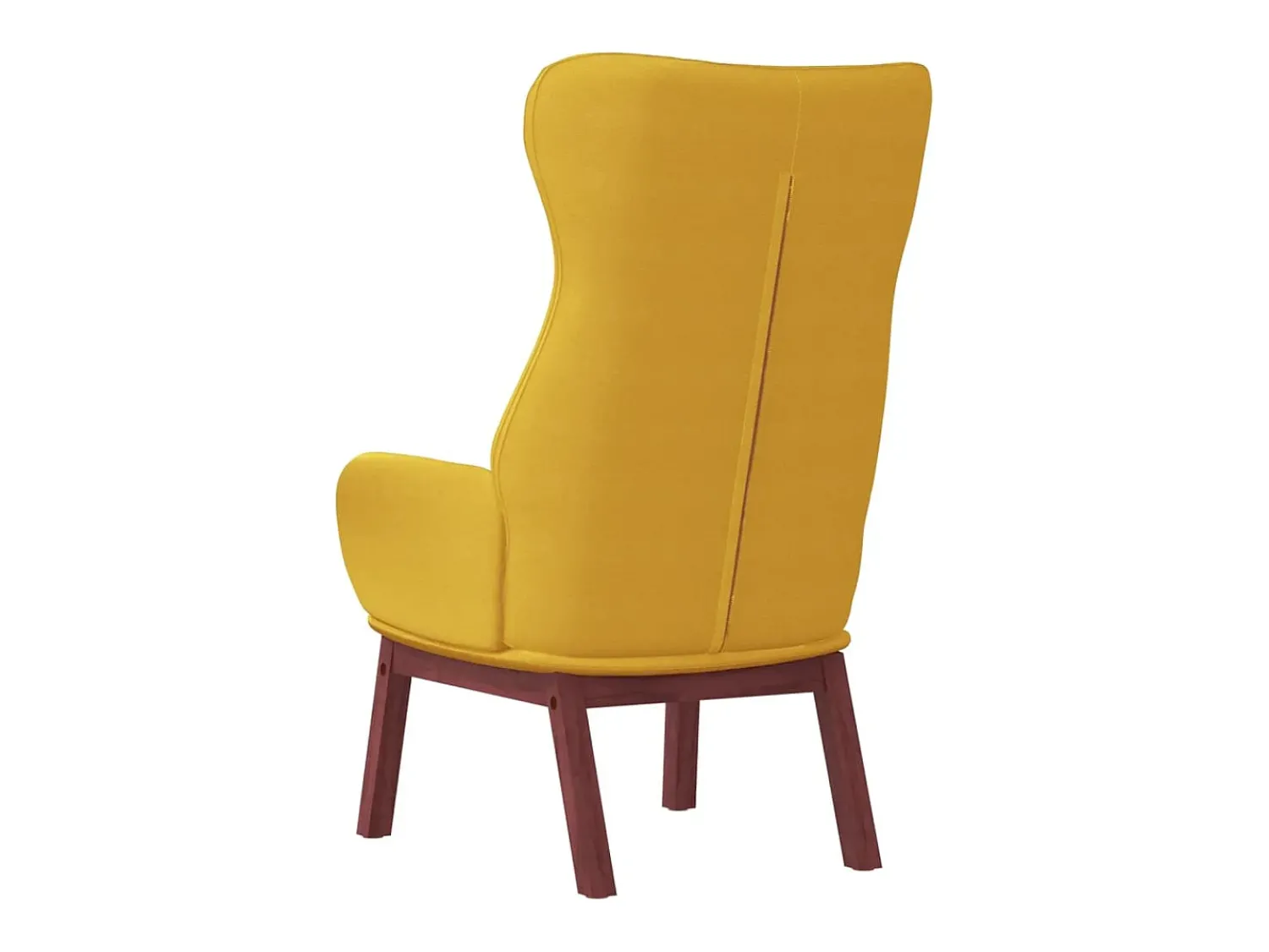 Poltrona|vidaxl Cadeira de descanso tecido mostarda Amarelo