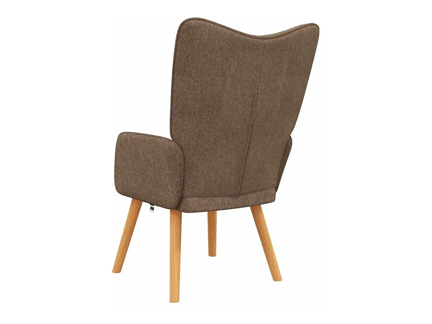 Clearance vidaxl Cadeira de descanso tecido Castanho