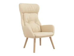 Poltrona| Cadeira de descanso tecido cor PT775783 Creme