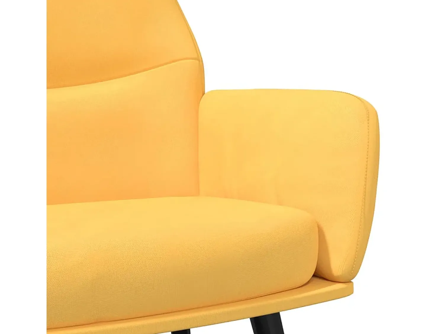 Outlet vidaxl Cadeira de descanso tecido mostarda Amarelo