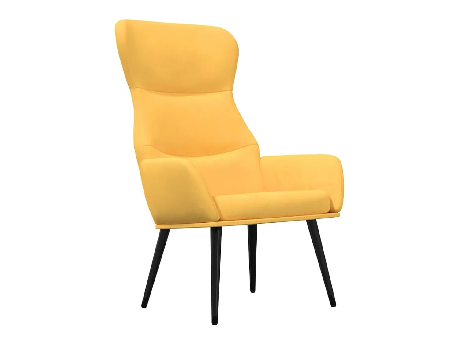 Outlet vidaxl Cadeira de descanso tecido mostarda Amarelo