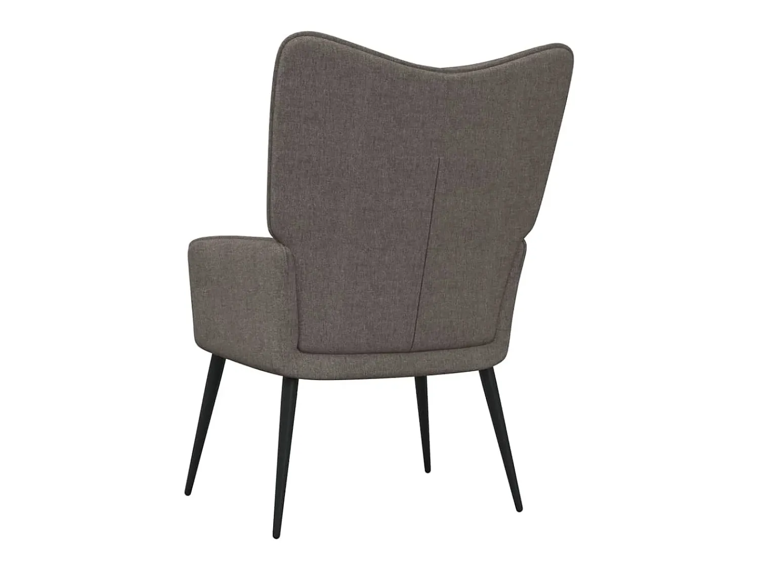New Cadeira de descanso tecido cinzento-acastanhado PT607701 Taupe