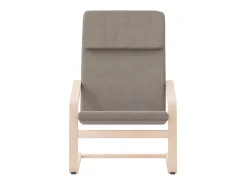 Poltrona|vidaxl Cadeira de descanso tecido cinzento-acastanhado Taupe
