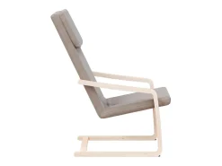 Poltrona|vidaxl Cadeira de descanso tecido cinzento-acastanhado Taupe