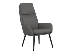 Poltrona|vidaxl Cadeira de descanso tecido -claro Cinzento
