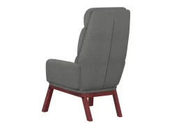 Poltrona|vidaxl Cadeira de descanso tecido -claro Cinzento