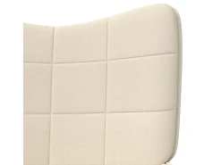 Poltrona| Cadeira de descanso tecido cor PT705151 Creme