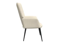 Poltrona| Cadeira de descanso tecido cor PT705151 Creme