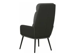 Poltrona|vidaxl Cadeira de descanso tecido -escuro Cinzento