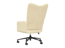 Cadeira de descanso veludo branco nata PT903911^ Poltrona