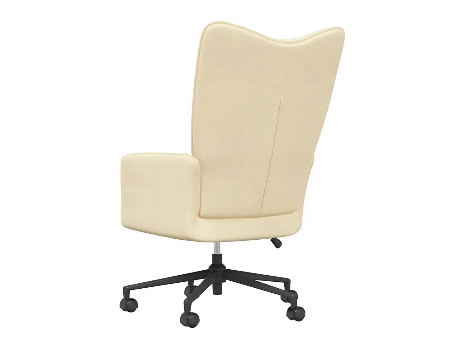 Cadeira de descanso veludo branco nata PT903911^ Poltrona